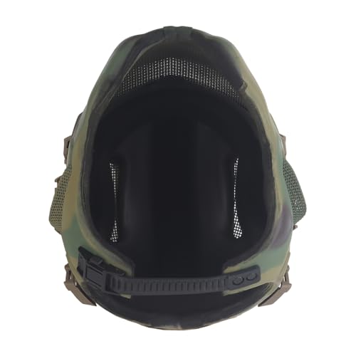 Full Face Tactical Airsoft Helmet with Micro Fan & Camouflage - Camo #3