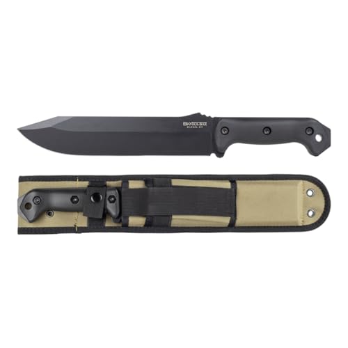 Tactical Combat Bowie Knife 9.25 inch Blade with Sheath, 1095 Cro-Van Steel