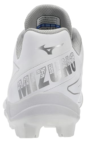 Women's Cushionrevo Finch TPU Spike Shoes - White Silver, 8