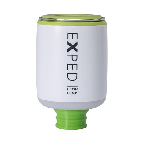 Exped Ultra Sleeping Pad Pump with Lamp — Mini USB-C Air Pump for Inflating Mats