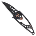 CRKT Snap Lock EDC Folding Knife with Cam Lock - Black, Model 5102NK