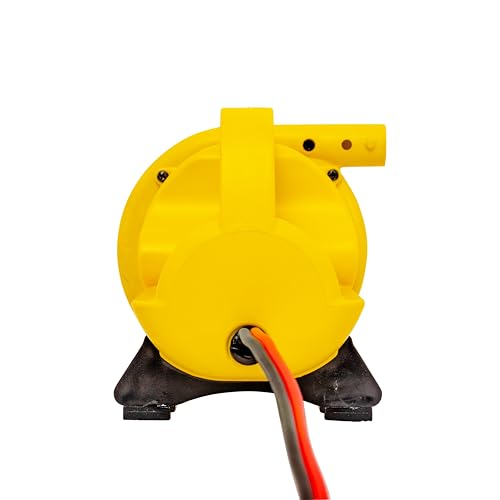 Yellow 12V High Pressure Air Pump for Inflatable Boats & Rafts
