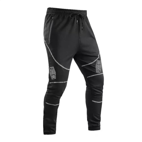 Men’s Mountain Bike Pants Large Black Lightweight Breathable Cycling Trousers