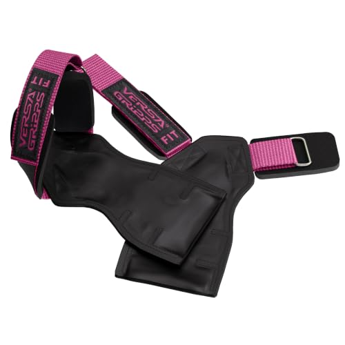 Wrist Straps for Weight Lifting - Small Pink Versa Gripps Fit Support