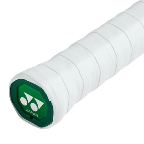 YONEX Dry Super Overgrip Pack - White, 30 Count, Absorbent Tennis Racket Grip