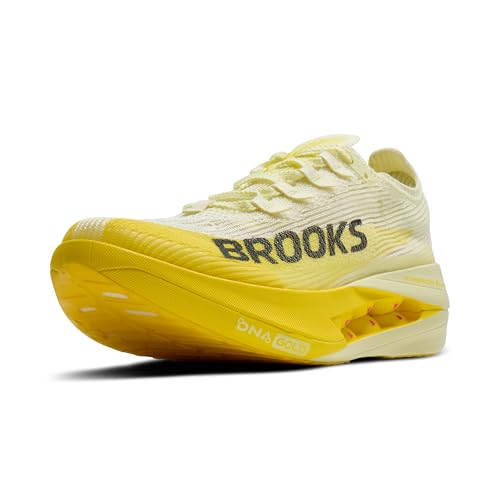 Brooks Hyperion Elite 5 Neutral Running Shoe Men & Women Luminary Yellow Gray 10