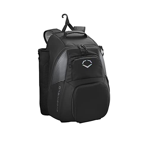 EvoShield Baseball Backpacks - Tone Set Black Sports Bag for Players