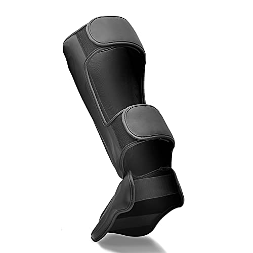 Martial Arts Shin Guards for MMA & Muay Thai - Black, Large