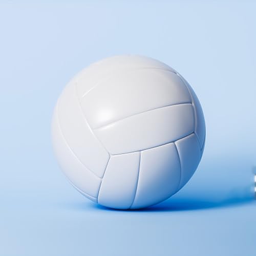 Official Size 5 Volleyball for Indoor Outdoor Play Soft Touch Durable Design with Pump