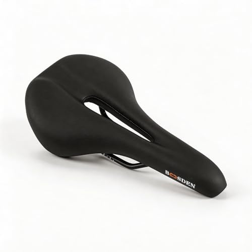 Comfort Bike Seat Waterproof Bicycle Saddle with Memory Foam - Black 03