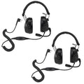 Retevis Two Way Radio Headset with Mic Noise Reduction 2 Pack
