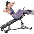 BODY RHYTHM Adjustable Sit-Up Bench with 4 Heights & Reverse Crunch Handle