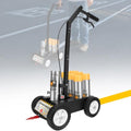 34.8-inch Parking Lot Striping Machine for Lines & Marking, Heavy-Duty, Adjustable Width