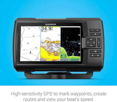 Garmin Striker Vivid 7cv Fishfinder with CHIRP Sonar & GPS - 7-inch Color Display