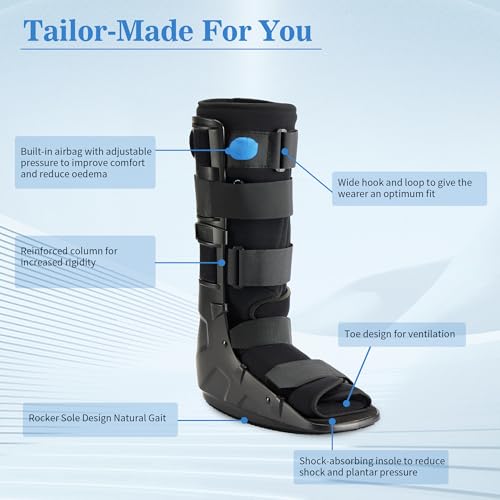 Medibot Tall Air Cam Walker Fracture Boot Large for Men & Women