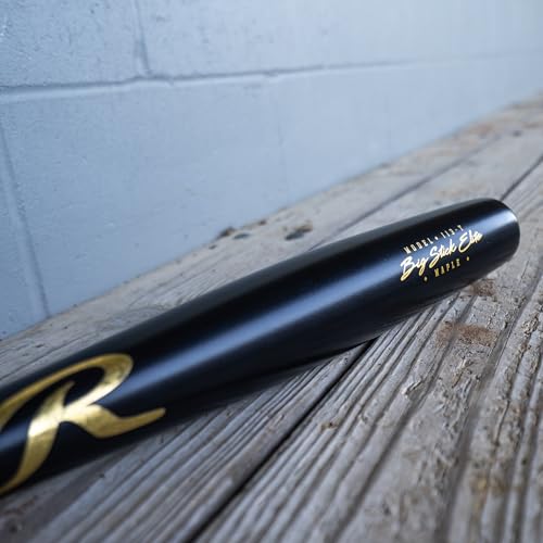 Rawlings Big Stick Elite 32-Inch Black & Gold Torpedo Maple Baseball Bat