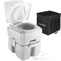 Alpcour 5.8 Gallon Portable Toilet with Pump Flush for Camping & RV