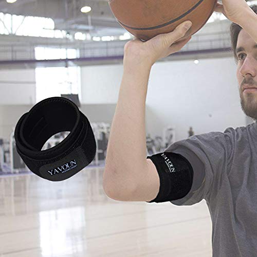 Bicep & Tricep Compression Sleeve 8.3-13.7 Inch Black - Support for Muscle Pain Relief