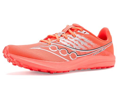 Saucony Kilkenny XC 10 Unisex Running Shoes - Vizired/Silv, Size 9