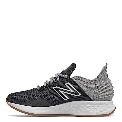 New Balance Kids' Fresh Foam Roav V1 Lace-up Sneakers Black Light Aluminum 5.5 Big Kid