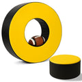 Yellow Football Tackle Wheel with Round Seat Pad - Youth & Adult Practice Equipment 28x8"