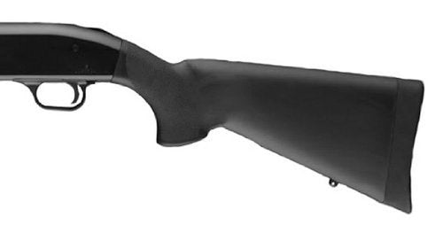 Hogue OverMolded Rubber Shotgun Stock for Mossberg 500 (12, 16, & 20 Gauge), Black - 05010