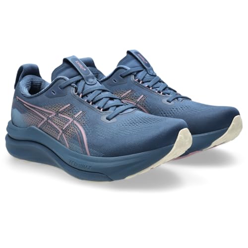 ASICS Women's Gel-Kayano 33 Running Shoes - Grand Shark/Taro Purple, Size 9