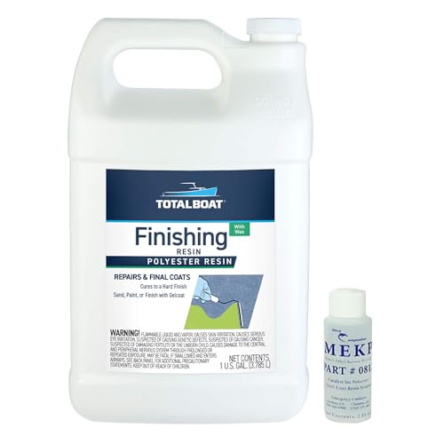 TotalBoat Marine Polyester Finishing Resin - Gallon for Fiberglass & Boat Repairs