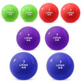 Logest Set of 8 Weighted Toning Exercise Balls 1-6LB for Men & Women