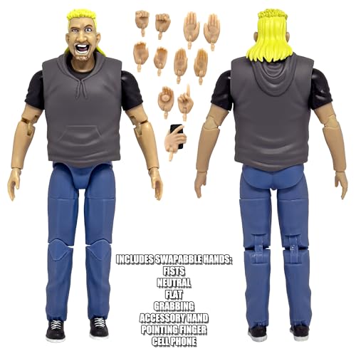 Wrestling Crowd Fan Figures Set - Series 1 with 4 Collectible Characters