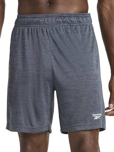 Men's Reebok Cruz 2.0 7-Inch Workout Shorts - Small Ebony Heather