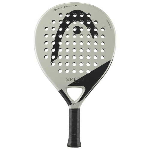 Padel Racquet for Beginners - Oversized Teardrop Shape with Fiberglass Surface, Lightweight 350g