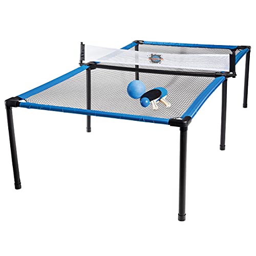 Franklin Sports Spyder Pong Set - 2-in-1 Indoor/Outdoor Table Tennis & Volleyball