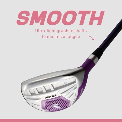 Women's Precise M5 Golf Club Set Right Hand, Purple, Standard Size