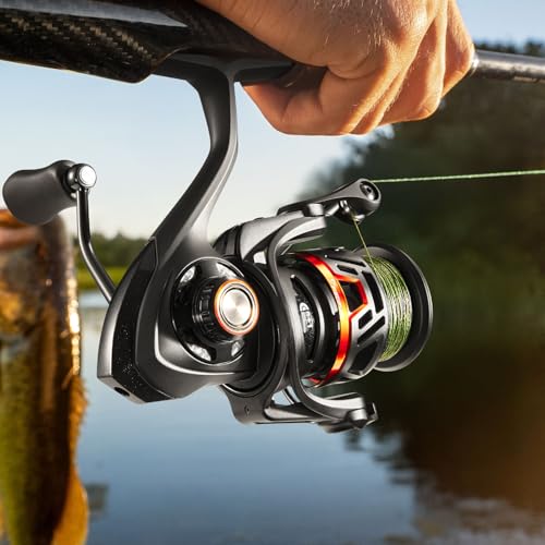 Piscifun Carbon X III Spinning Reel - IPX6 Waterproof, 2000 Size, Red