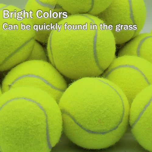 Multicolour Tennis Balls Bulk Pack 90 Practice & Dog Balls - Durable Felt & Rubber
