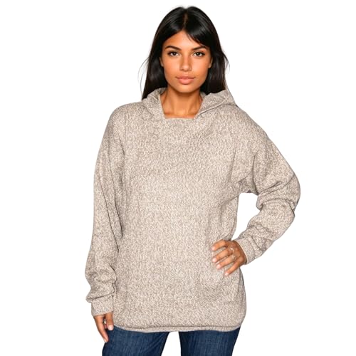 Light Grey Alpaca Sweater for Men and Women - X-Large