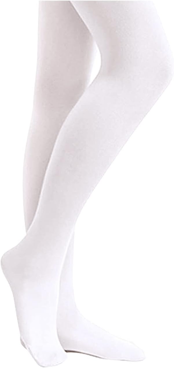 Stelle Girls' Ultra Soft Pro Dance Tights - Comfortable Ballet Footed Design | Sizes for All Kids