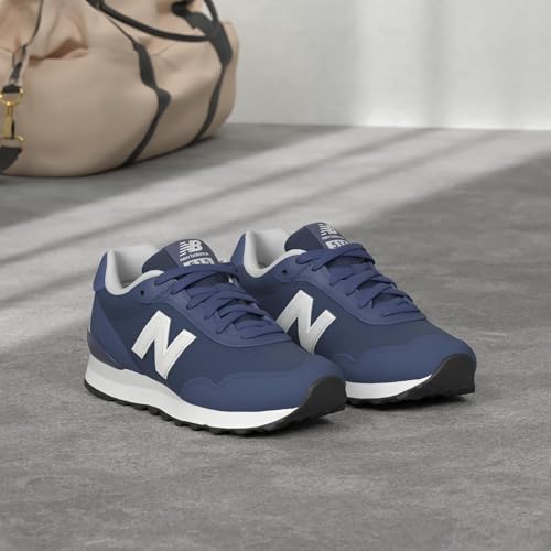 New Balance Women's 515 V3 Wide Sneakers Navy White 7 W