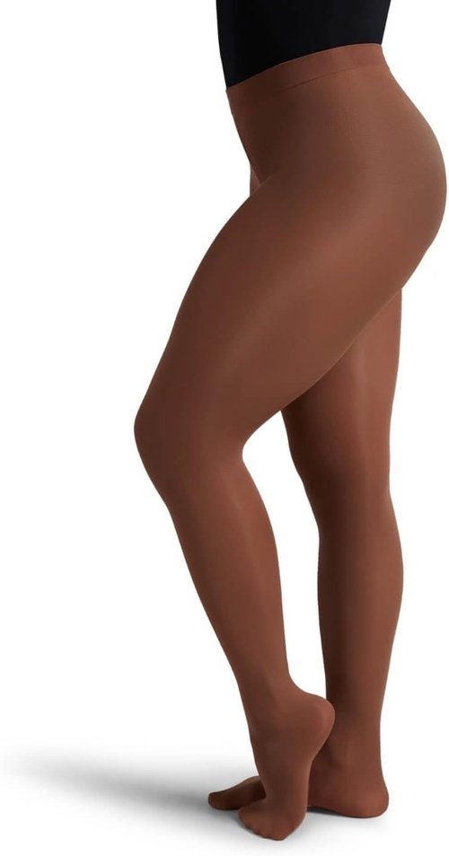 Capezio Women's Transition Seamless Tights - Mocha | Plus Size 3X-4X US