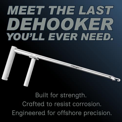 13.5-inch Stainless Steel Fish Hook Remover Tool - Heavy-Duty Saltwater & Freshwater Fish Hook Extractor