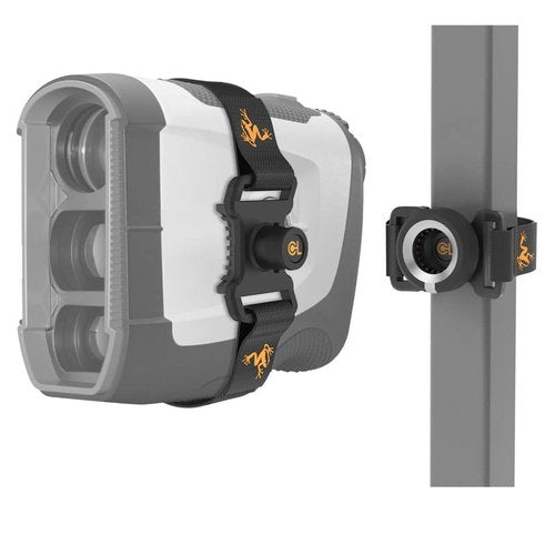 Frogger Golf Magnetic Rangefinder Holder for Carts & Push Carts Latch It Technology, Non Slip Straps, Adjustable Range Finder Mount Strap with Strong Magnets Golf Course Accessories
