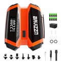 BAVIZZN Rechargeable Electric SUP Pump for Inflatable Paddle Boards - Black/Orange