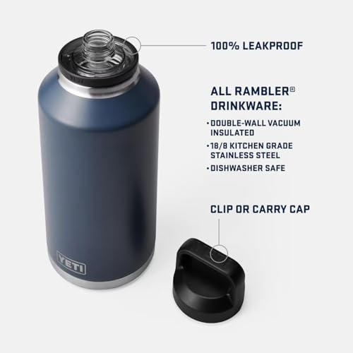 YETI Rambler 64 oz Water Bottle with Chug Cap - Royal Blue