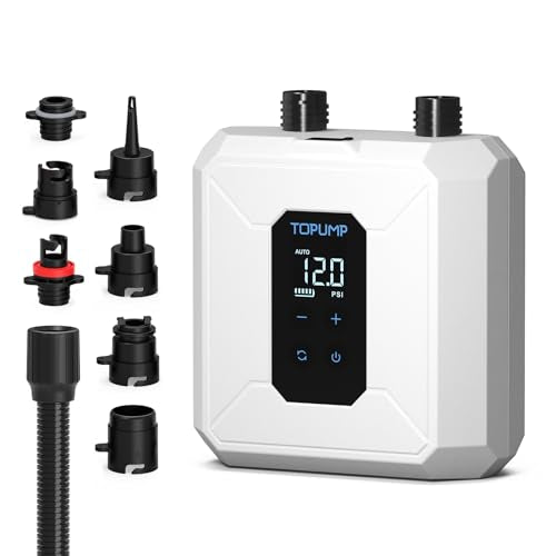 Cordless Electric Paddle Board Pump - Rechargeable SUP Inflator & Deflator