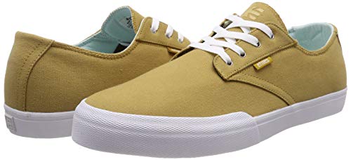 Etnies Men's Jameson Vulc LS Skate Shoe, TAN/White, 7 Medium US