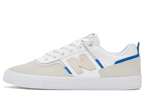 New Balance Unisex 306 Jamie Foy Skateboarding Shoes - White, 12 Women / 10.5 Men