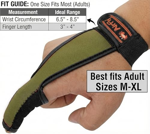 AirFly 2 Pack Surf Casting Glove - Single Finger Anti-Slip Fishing Protector