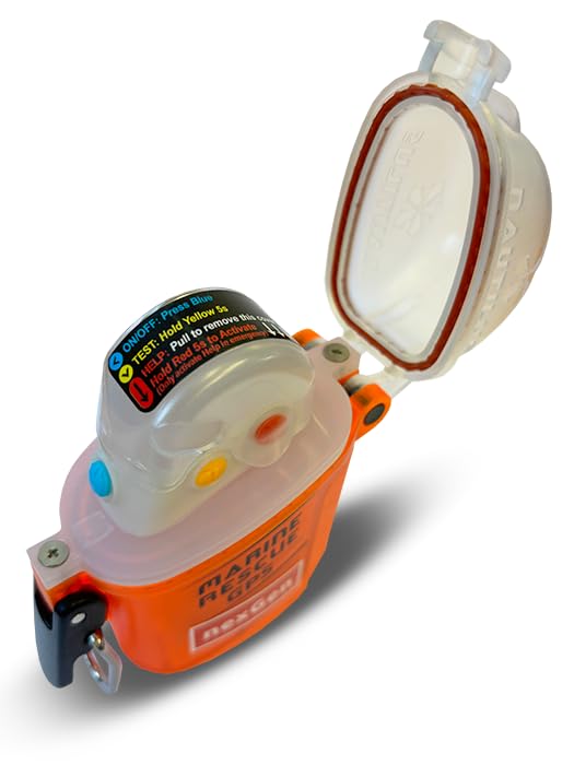 Nautilus Lifeline Marine Rescue GPS - Waterproof Handheld VHF Distress Radio