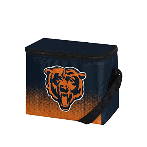 Unisex Gradient Print Lunch Bag Cooler - Chicago Bears Team Color, One Size